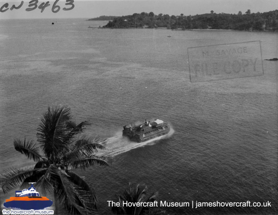SRN6 in the Tropics -  (credit: The Hovercraft Museum Trust).